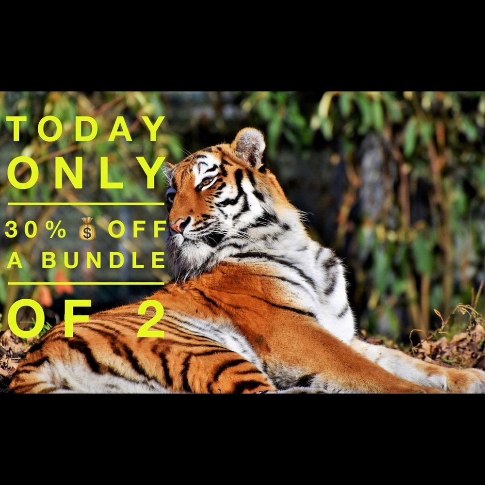 Today only 30%💰of a BUNDLE of two and more